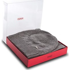Zestaw Szalik i Czapka BOSS - Zanta Set 50375243 Open Grey 081. Szaliki męskie marki Boss. W wyprzedaży za 329.00 zł.
