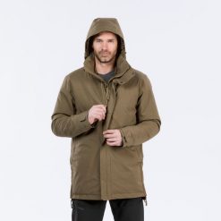 Parka turystyczna męska zimowa Quechua SH500 -10°C wodoodporna. Parki męskie QUECHUA, na zimę, m, bez wzorów, z materiału, bez kaptura. W wyprzedaży za 299.99 zł.