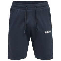 Krótka Hummel Legacy Plus. Niebieskie szorty sportowe męskie HUMMEL, bez wzorów, sportowe. Za 161.00 zł.
