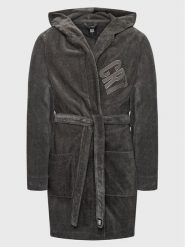 Cristiano Ronaldo CR7 Szlafrok 8740-93-411 Szary. Szare szlafroki męskie Cristiano Ronaldo CR7, m, bez wzorów, z bawełny, bez kaptura. Za 349.99 zł.