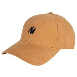Cody Suede Czapka - Beżowy. Brązowe czapki męskie GORILLA WEAR, na wiosnę, bez wzorów. Za 161.00 zł.