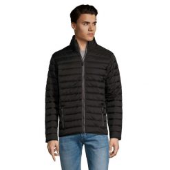 Męska Kurtka Ride Light Padded Jacket. Czarne kurtki męskie SOL'S, m, bez wzorów, z puchu, sportowe, bez ramiączek, bez kaptura. Za 294.99 zł.