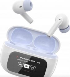 Słuchawki Moosen ECOBOX INTELIGENTNE SŁUCHAWKI BLUETOOTH Z DOTYKOWYM WYŚWIETLACZEM LCD A9PRO. Słuchawki bluetooth Moosen. Za 89.99 zł.