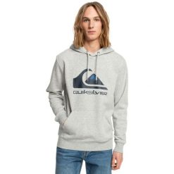 Bluza z kapturem dla Mężczyzn BIG LOGO Szary. Szare bluzy nierozpinane męskie Quiksilver, m, bez wzorów, z bawełny, klasyczne, bez ramiączek, z kapturem. Za 319.99 zł.