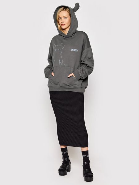 2005 Bluza Unisex Horned Szary Regular Fit. Szare bluzy nierozpinane męskie 2005, l, bez wzorów, z bawełny, bez ramiączek, bez kaptura. Za 239.99 zł.