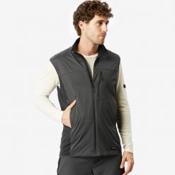 Kamizelka softshell trekkingowa męska Simond MT500. Czarne kamizelki męskie SIMOND, l, z materiału, bez kaptura. Za 149.99 zł.