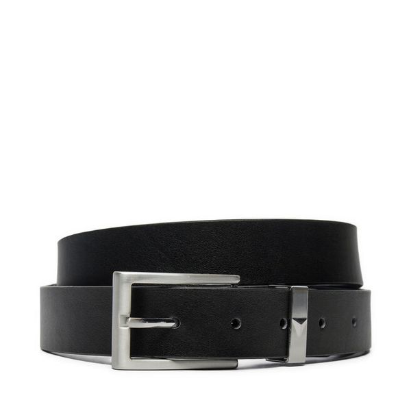 Pasek Męski Guess. Czarne paski męskie Guess, z aplikacjami. Za 149.99 zł.