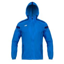 Kurtka ortalionowa piłkarska dla dorosłych Zina Delta PRO 2.0 Senior. Niebieskie kurtki męskie Zina, l, bez wzorów, sportowe, bez ramiączek, bez kaptura. Za 329.00 zł.