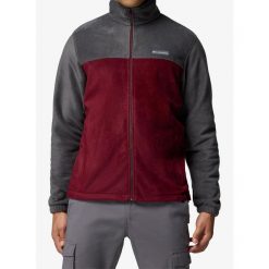 Polar męski Columbia Steens Mountain 2.0. Czerwone bluzy z polaru męskie Columbia, m, bez wzorów, z polaru, sportowe, bez ramiączek, bez kaptura. Za 224.99 zł.