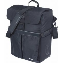 Torba rowerowa Move MIK Hooks, czarna. Czarne torby na laptopa męskie BASIL, bez wzorów. Za 299.00 zł.