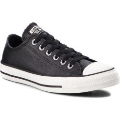 Trampki CONVERSE - Ctas Ox 161497C Black/Black/Egret. Czarne trampki męskie Converse, z gumy. W wyprzedaży za 249.00 zł.