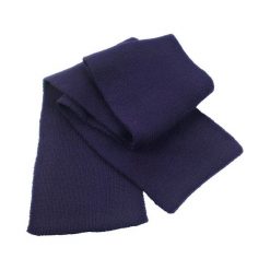Klasyczny Ciężki Szalik Z Dzianiny. Niebieskie szaliki męskie RESULT WINTER ESSENTIALS, bez wzorów, z dzianiny, klasyczne. Za 61.99 zł.