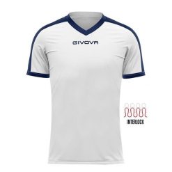 Koszulka sportowa Givova Revolution biało-niebieska biała 2xl. Białe t-shirty sportowe męskie Givova, xl, bez wzorów, z tkaniny, sportowe, bez ramiączek. Za 53.59 zł.