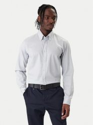 BOSS Koszula Rickert 50553001 Szary Regular Fit. Szare koszule męskie Boss, m, bez wzorów, z bawełny, bez kołnierzyka, bez ramiączek. Za 449.99 zł.