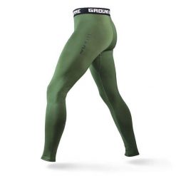Legginsy Ground Game Męskie Athletic Khaki XL. Zielone legginsy męskie GROUND GAME, m, bez wzorów. Za 179.00 zł.