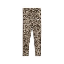 Młodzieżowe legginsy Essentials ze zwierzęcym wzorem PUMA Toasted Almond Beige. Brązowa legginsy męskie Puma, m, bez wzorów, na jogę i pilates. Za 129.00 zł.