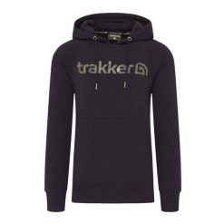 Bluza z kapturem Trakker Core Logo. Czarne bluzy z kapturem męskie TRAKKER, bez wzorów, z kapturem. Za 287.00 zł.