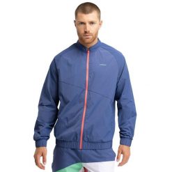 Męska kurtka do gry w padla sport.padel Siroko Backspin Blue. Niebieskie kurtki męskie SIROKO, m, bez wzorów, sportowe, bez ramiączek, bez kaptura. Za 295.00 zł.