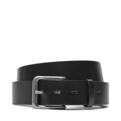 Pasek Męski Calvin Klein Jeans. Czarne paski męskie Calvin Klein Jeans, bez wzorów, z jeansu. Za 179.99 zł.