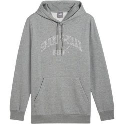 Bluza sportowa męska Puma Ess Logo LAB Gradient Hoodie FL. Szare bluzy nierozpinane męskie Puma, m, bez wzorów, casualowe, bez ramiączek, bez kaptura. Za 295.00 zł.