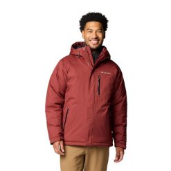 Kurtka puchowa męska Columbia Oak Harbor II Insulated. Czerwone kurtki męskie Columbia, m, bez wzorów, z puchu, sportowe, bez ramiączek, bez kaptura. Za 639.99 zł.