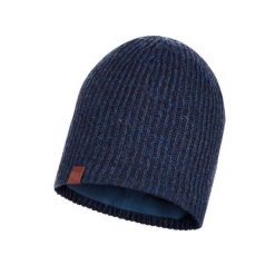 Czapka zimowa Buff Knitted & Fleece Hat. Niebieskie czapki męskie Buff, na zimę, bez wzorów, sportowe. W wyprzedaży za 112.43 zł.
