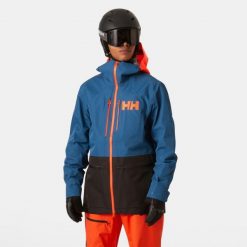 Kurtka narciarska Helly Hansen Elevation Infinity 3.0. Niebieskie kurtki narciarskie i snowboardowe męskie Helly Hansen, na zimę, m, bez wzorów, bez kaptura, narciarskie. W wyprzedaży za 2,735.50 zł.