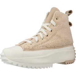 Buty CONVERSE RUN STAR HIKE PLATFORM SHERPA Nago. Brązowe buty do biegania męskie Converse, bez wzorów, ze skóry, bez zapięcia. Za 277.99 zł.