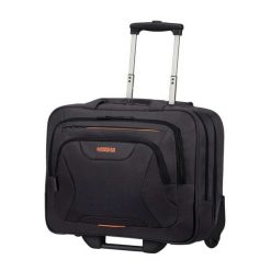 Walizka podróżna American Tourister AT Work. Czarne walizki męskie American Tourister, bez wzorów. Za 489.99 zł.