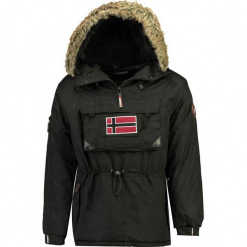 Parka "Beco" w kolorze czarnym. Parki męskie marki SOLOGNAC. W wyprzedaży za 363.95 zł.