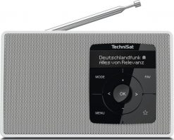 TechniSat Digitradio 2 DAB+ Radio white. Białe radia TECHNISAT. Za 292.83 zł.