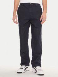 Champion Spodnie materiałowe 220506 Granatowy Straight Leg. Niebieskie spodnie na co dzień męskie CHAMPION, bez wzorów, z bawełny. Za 229.99 zł.
