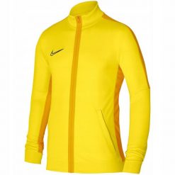 Męska Kurtka Academy DriFIT. Żółte kurtki męskie Nike, m, bez wzorów, sportowe, bez ramiączek, bez kaptura. Za 214.99 zł.