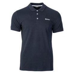 Koszulka Polo Męska Micko. Niebieskie koszulki polo męskie Hi-tec, m, bez wzorów, bez kołnierzyka, bez ramiączek. Za 77.99 zł.