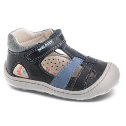 Sandały PABLOSKY 023922P Niebieski. Niebieskie buty zimowe męskie PABLOSKY, bez wzorów, ze skóry, sportowe, bez obcasa, bez zapięcia. Za 155.99 zł.