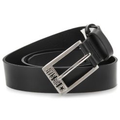 Czarny Elegancki Męski Pasek Big Star 95. Czarne paski męskie Big Star, bez wzorów, z materiału, eleganckie. Za 119.00 zł.