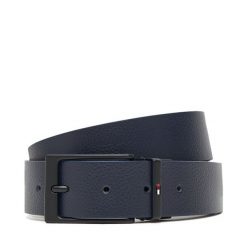 Pasek Męski Tommy Hilfiger. Niebieskie paski męskie Tommy Hilfiger, bez wzorów. Za 239.99 zł.