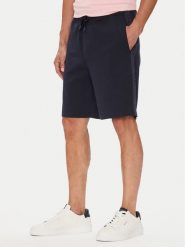 Gant Szorty sportowe 2825122T Granatowy Regular Fit. Niebieskie szorty sportowe męskie Gant, bez wzorów, z bawełny, sportowe. Za 269.99 zł.