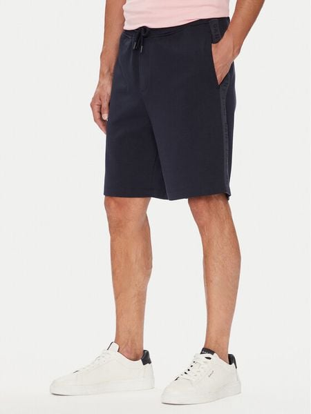 Gant Szorty sportowe 2825122T Granatowy Regular Fit. Niebieskie szorty sportowe męskie Gant, bez wzorów, z bawełny, sportowe. Za 369.99 zł.