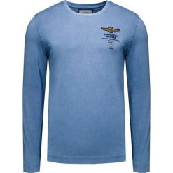 T-shirt AERONAUTICA MILITARE Zielony. Zielone koszulki męskie z długim rękawem Aeronautica Militare, z aplikacjami, z włoskim kołnierzykiem, z długim rękawem. Za 300.00 zł.