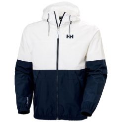 Kurtka wodoodporna Helly Hansen Koster. Białe kurtki męskie Helly Hansen, m, bez wzorów, bez ramiączek, bez kaptura. Za 701.50 zł.