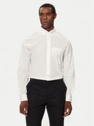 Armani Exchange Koszula 6DZC21 ZN2VZ 1116 Écru Slim Fit. Koszule męskie Armani Exchange, m, bez wzorów, z bawełny, bez kołnierzyka, bez ramiączek. Za 239.99 zł.