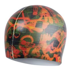 Czapka Speedo Z Nadrukiem Cyfrowym – Oliwkowo-Zielona/Pomarańczowa Salso. Zielone czapki męskie SPEEDO, bez wzorów, sportowe. Za 82.62 zł.