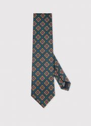 PAKO LORENTE – Zielony krawat męski. Zielone krawaty i muchy męskie Pako Lorente, bez wzorów, z poliesteru. Za 99.99 zł.