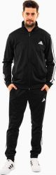 Dres męski adidas Sportswear Basic 3-Stripes Tricot czarny JI8858 XL. Czarne komplety dresowe męskie ADIDAS, bez wzorów, z dresówki, bez ramiączek, bez kaptura. Za 261.98 zł.