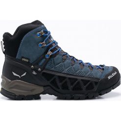 Salewa - Buty ALP FLOW MID GTX. Czarne buty trekkingowe męskie Salewa, z gumy. W wyprzedaży za 599.90 zł.