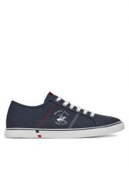 Beverly Hills Polo Club Tenisówki M-VSS24010A Granatowy. Niebieskie trampki męskie Beverly Hills Polo Club, bez wzorów, z materiału, bez zapięcia. Za 149.99 zł.