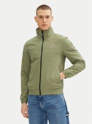 Tommy Jeans Kurtka przejściowa Essential Casual DM0DM15382 Zielony Regular Fit. Zielone kurtki męskie Tommy Jeans, m, bez wzorów, z jeansu, casualowe, bez ramiączek, bez kaptura. Za 339.99 zł.