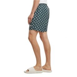 Szorty kąpielowe Urban Classics Pattern. Zielone kąpielówki męskie Urban Classics, m, bez wzorów. Za 175.50 zł.