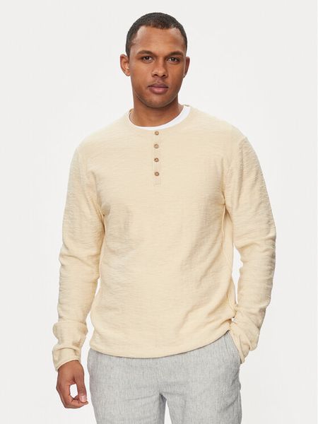 INDICODE Sweter Mattiaxa 30-458 Beżowy Regular Fit. Brązowe kardigany męskie INDICODE, m, bez wzorów, z bawełny, bez ramiączek. Za 69.99 zł.